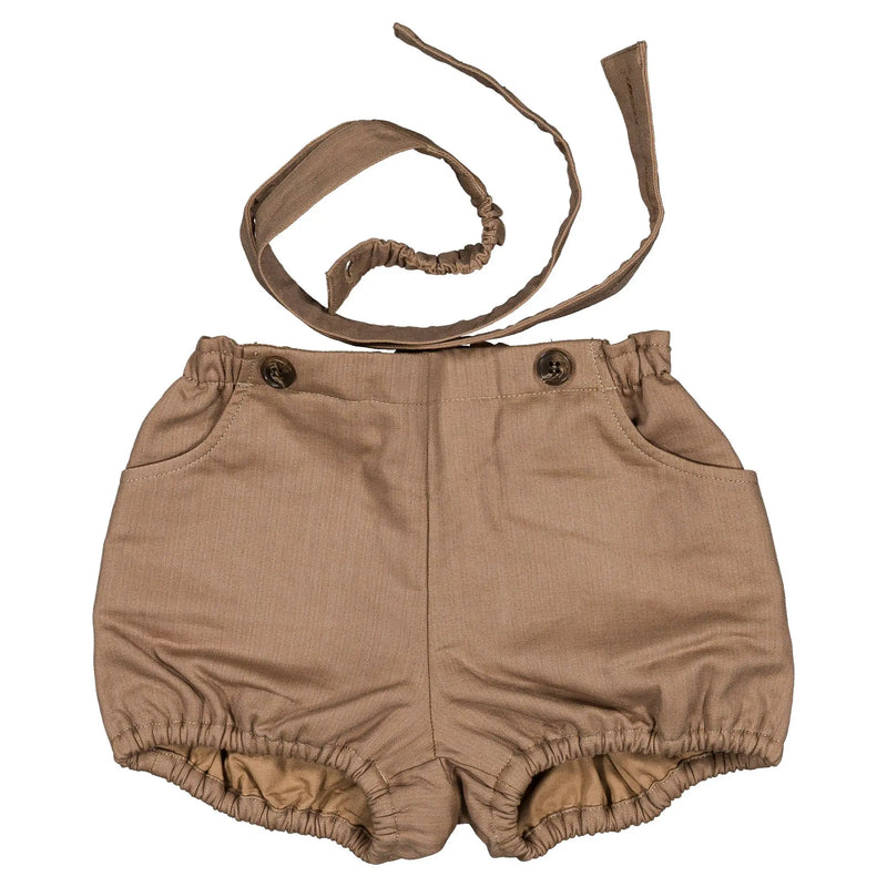 Dull Strap Bloomers - Brown