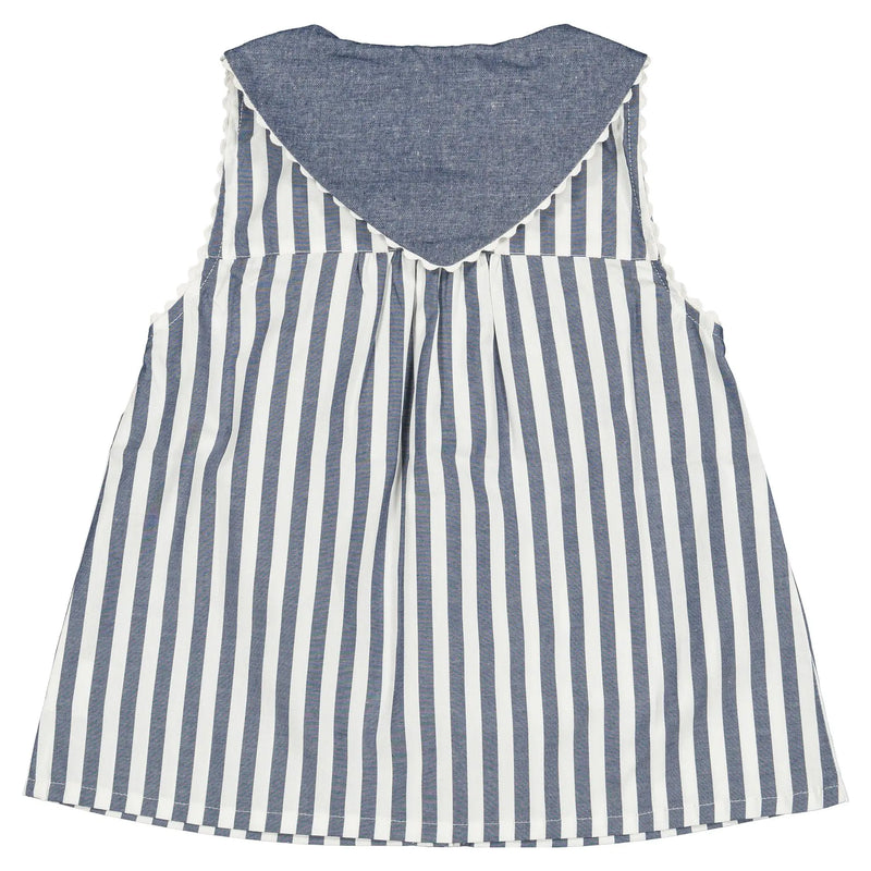 Blouse Trudaine - Rayé Bleu Foncé