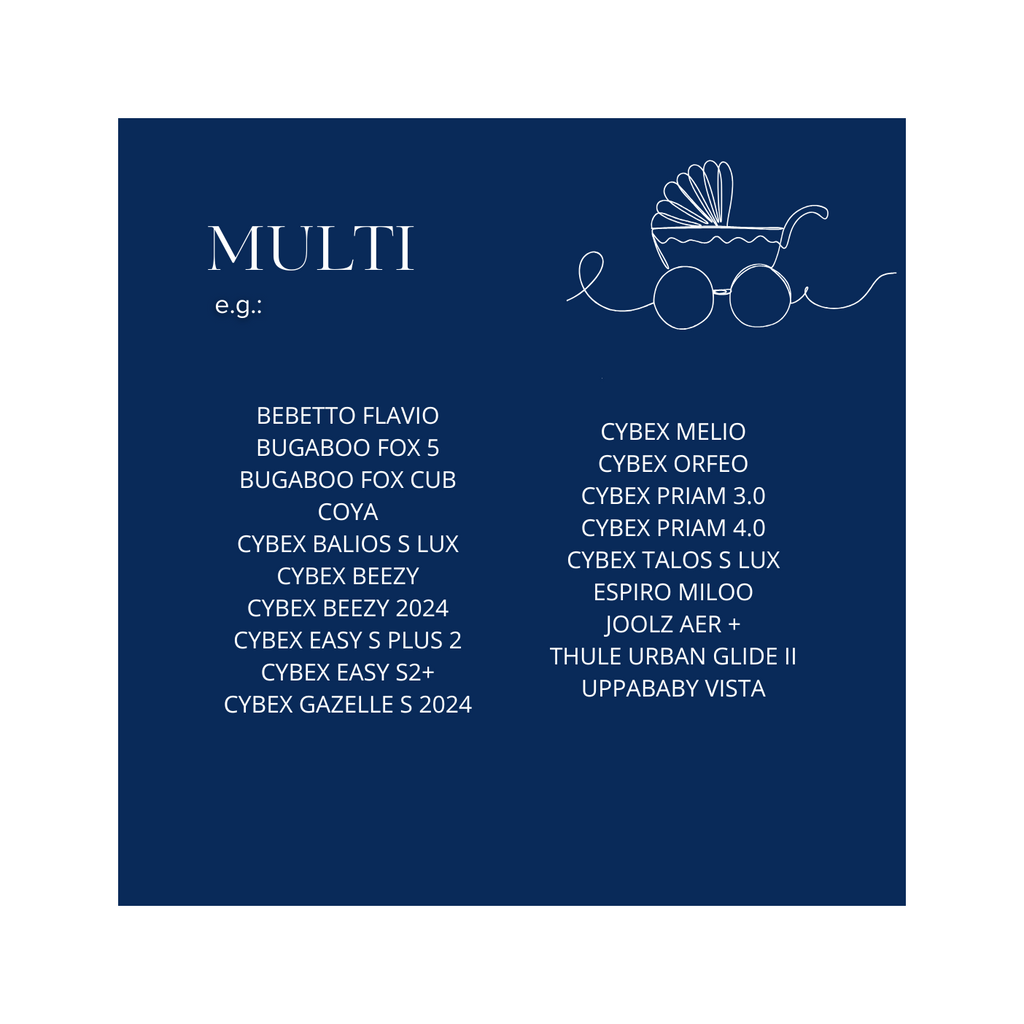 Insert pour Poussette Coton-velvet Multi - Pierre The Dog