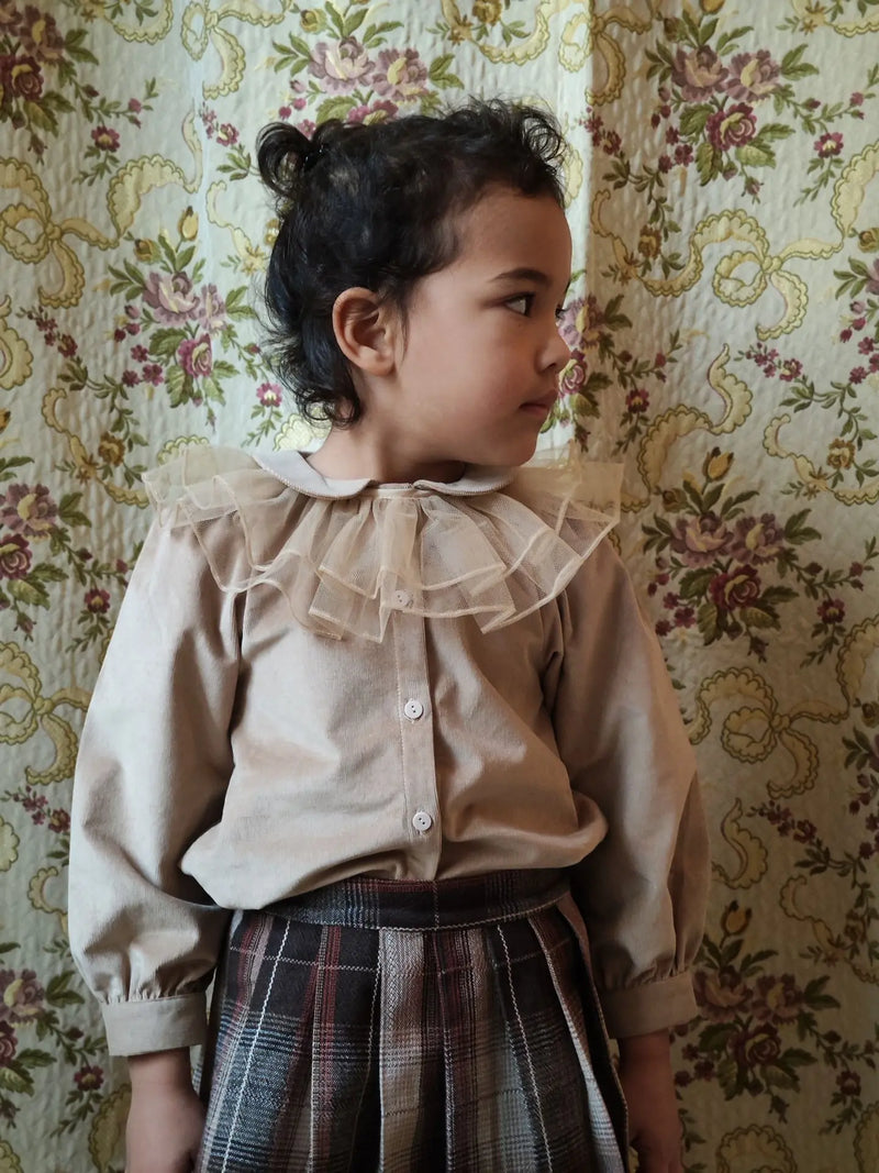 Py Skirt - Brown Tartan Pleated