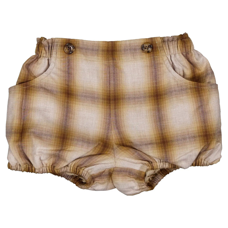 Bloomer À Bretelles Ternes - Tartan Miel