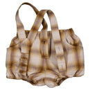 Bloomer À Bretelles Ternes - Tartan Miel