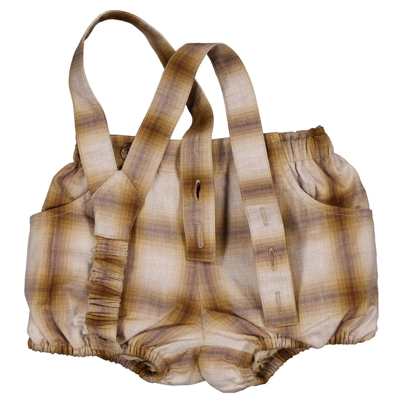 Bloomer À Bretelles Ternes - Tartan Miel