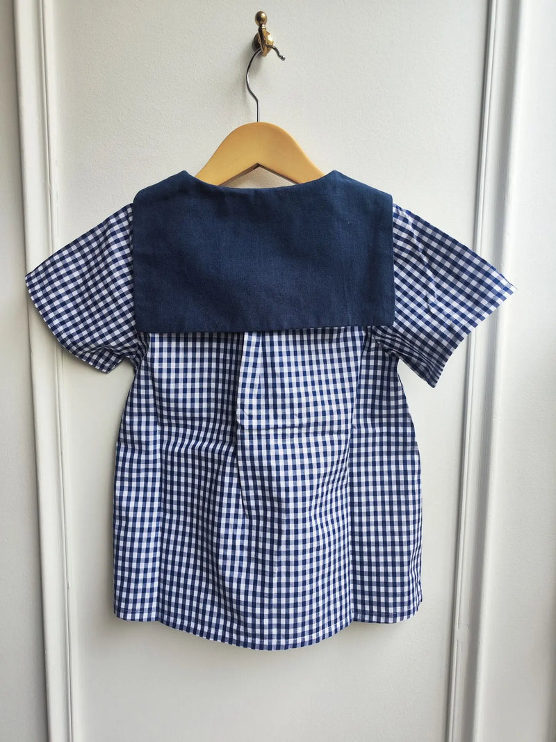 Blouse Monge - Vichy Bleu