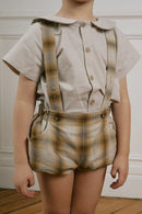 Bloomer À Bretelles Ternes - Tartan Miel