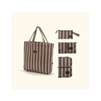 Set de Voyage - Rayures Marron