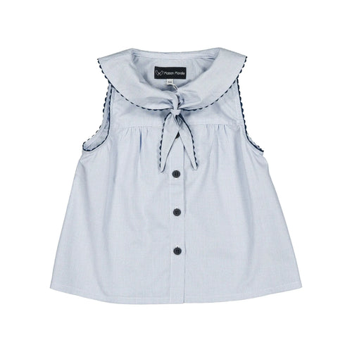 Blusa Trudaine - Cuadros Escolares Pequeños