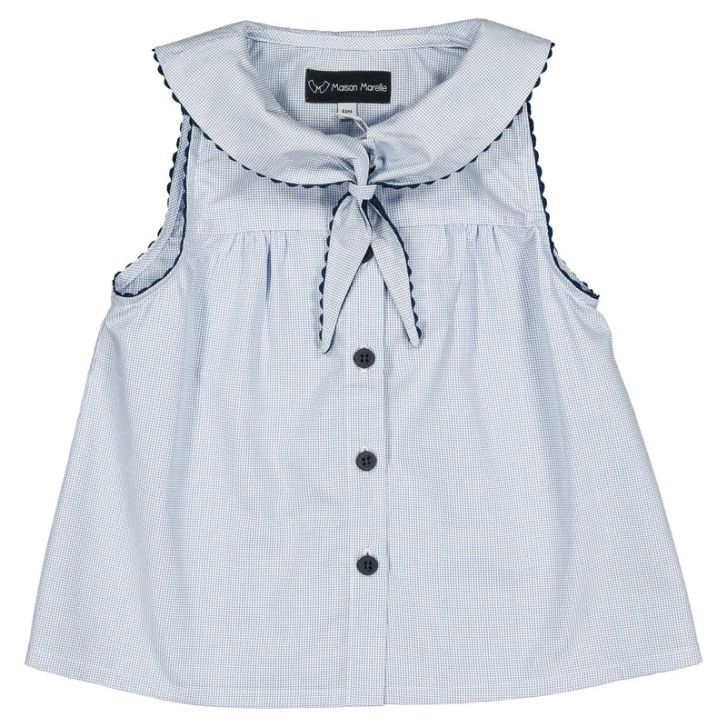 Blouse Trudaine - Petits Carreaux Écolier
