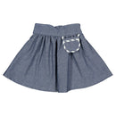 Jupe Tournon -Bleu Orage Denim