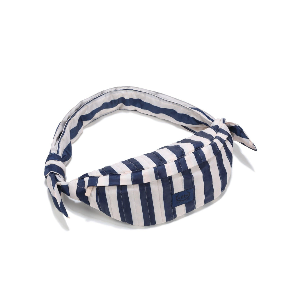 Sac Banane Nylon - Rayures Marine
