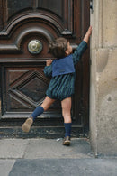 Barboteuse Bac - Tartan Bleu