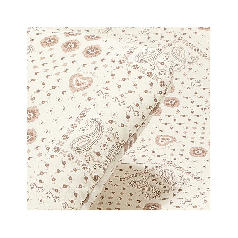 Ensemble de Literie en Coton - Bandana Crème