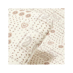 Ensemble de Literie en Coton - Bandana Crème