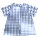 Blouse Courcelles - Vichy Bleu Azur