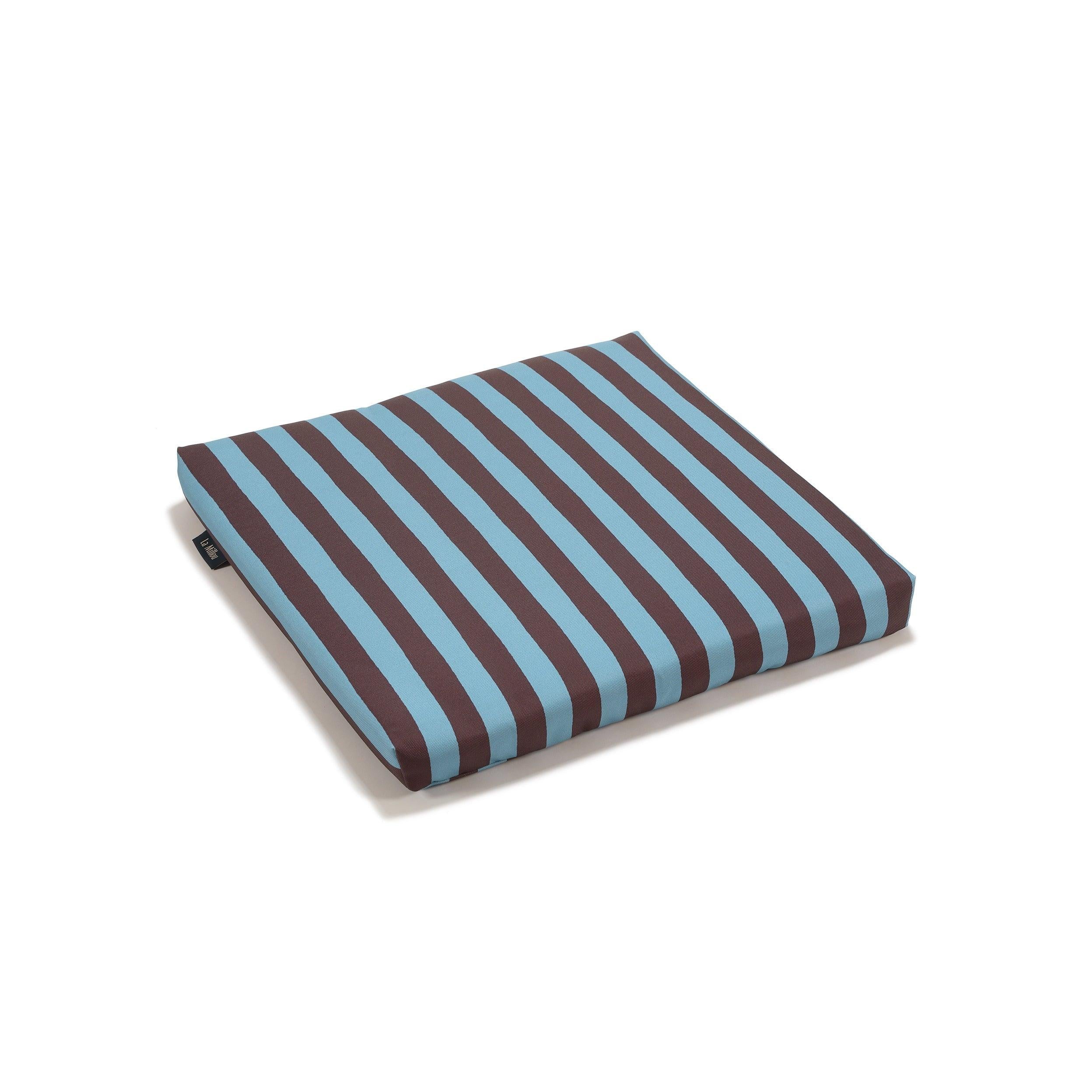 Coussin D’assise pour Jardin - Rayures Bleu