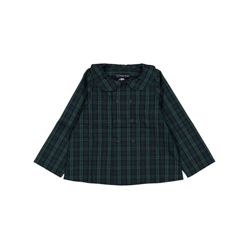 Blusa Convención-Tartan Azul