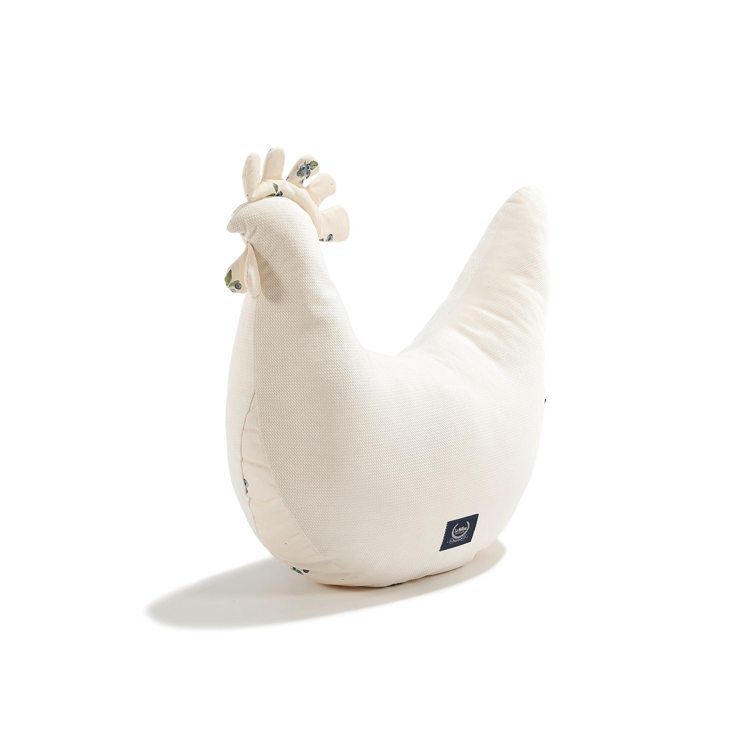 Coussin Poule de Grand-mère Dany Velvet Coton - Country Berry