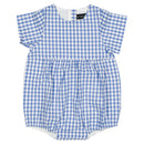 Barboteuse Bourse - Vichy Bleu Azur