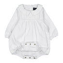 Barboteuse Jourdain - Cérémonie Velours Blanc