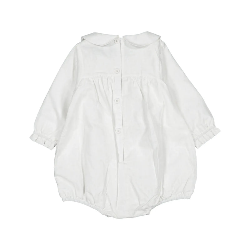 Barboteuse Liege - Cérémonie Lin Blanc