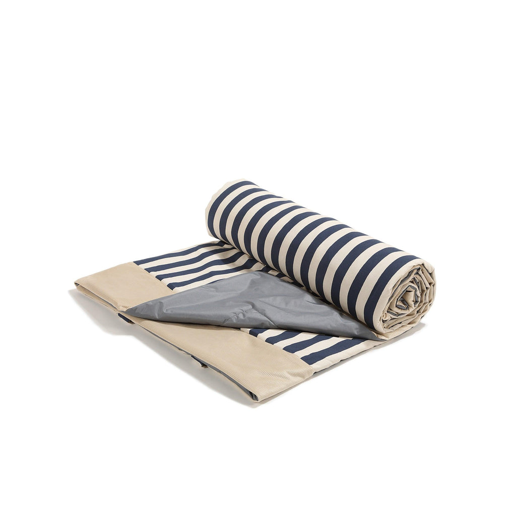 Couverture de Pique-nique - Rayures Marine