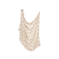 Couverture D'emmaillotage en Bambou Muslin - Bandana Crème