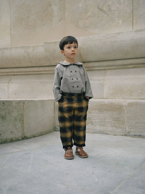 Pantalon Ralph - Tartan Camel Vibrant