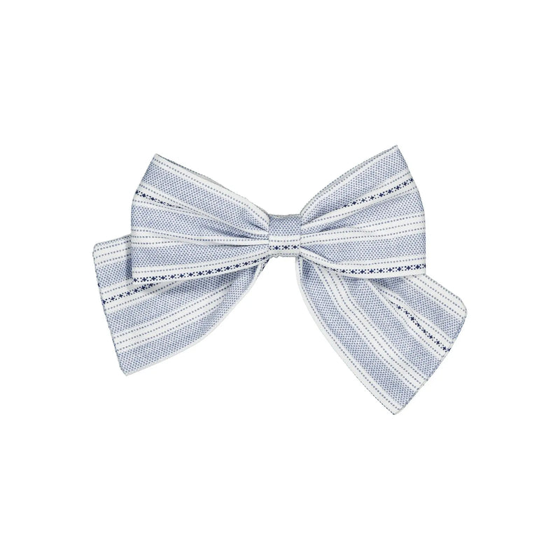 Barrette Halles - Rayé Bleu Pastel