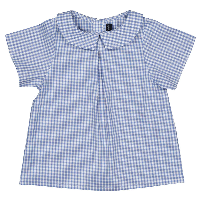 Blouse Courcelles - Vichy Bleu