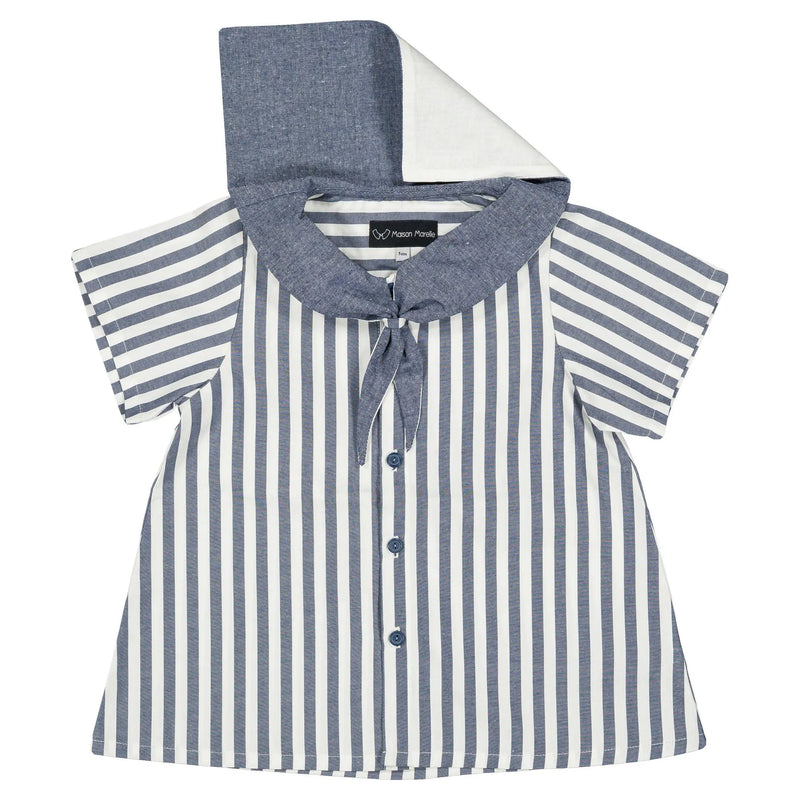 Blouse Monge - Rayé Bleu Foncé