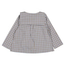 Blouse Monceau - Vichy Bleu Camel