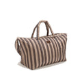 Sac Weekend Nylon - Rayures Marron