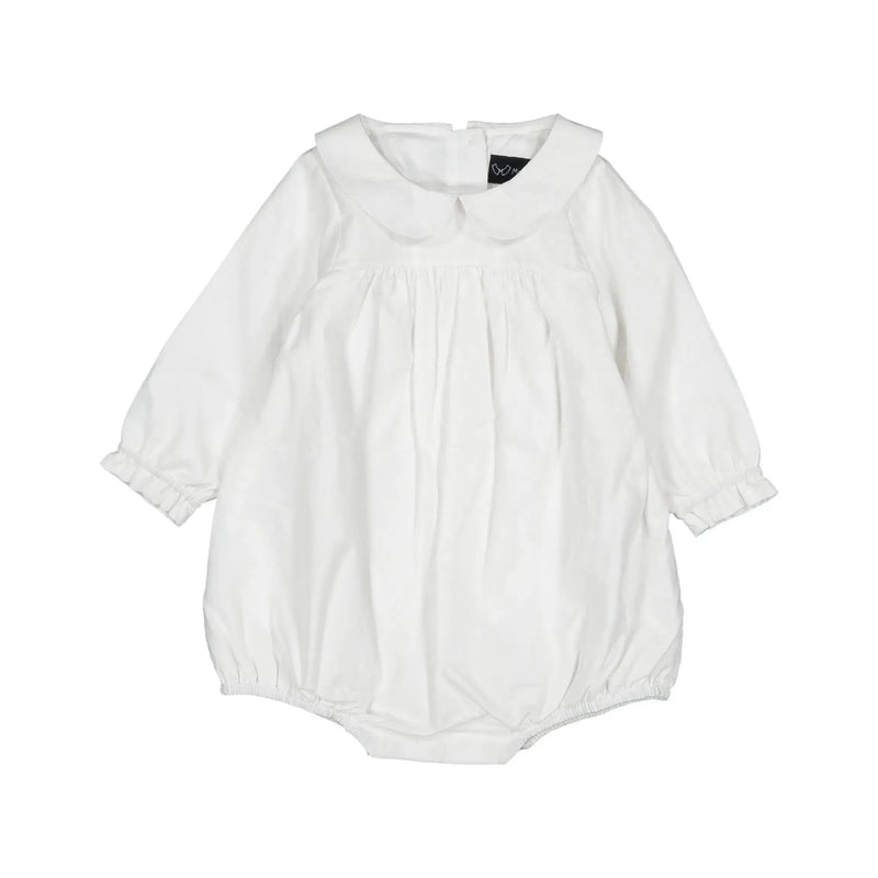 Barboteuse Liege - Cérémonie Lin Blanc