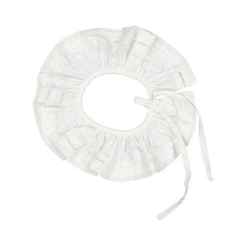 Col Royal - Jour Échelle À Nouer - Blanc