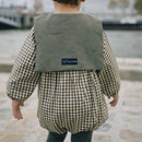 Barboteuse Bac - Vichy - Vert