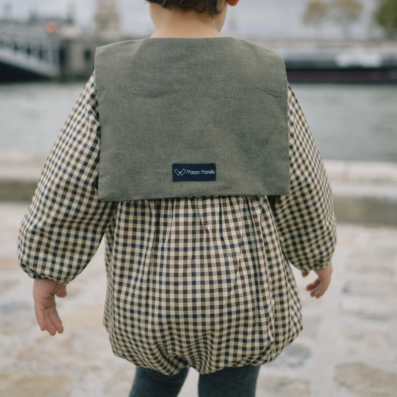 Barboteuse Bac - Vichy - Vert