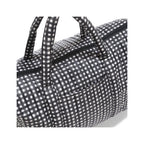 Sac Weekend Nylon - Noir Vichy