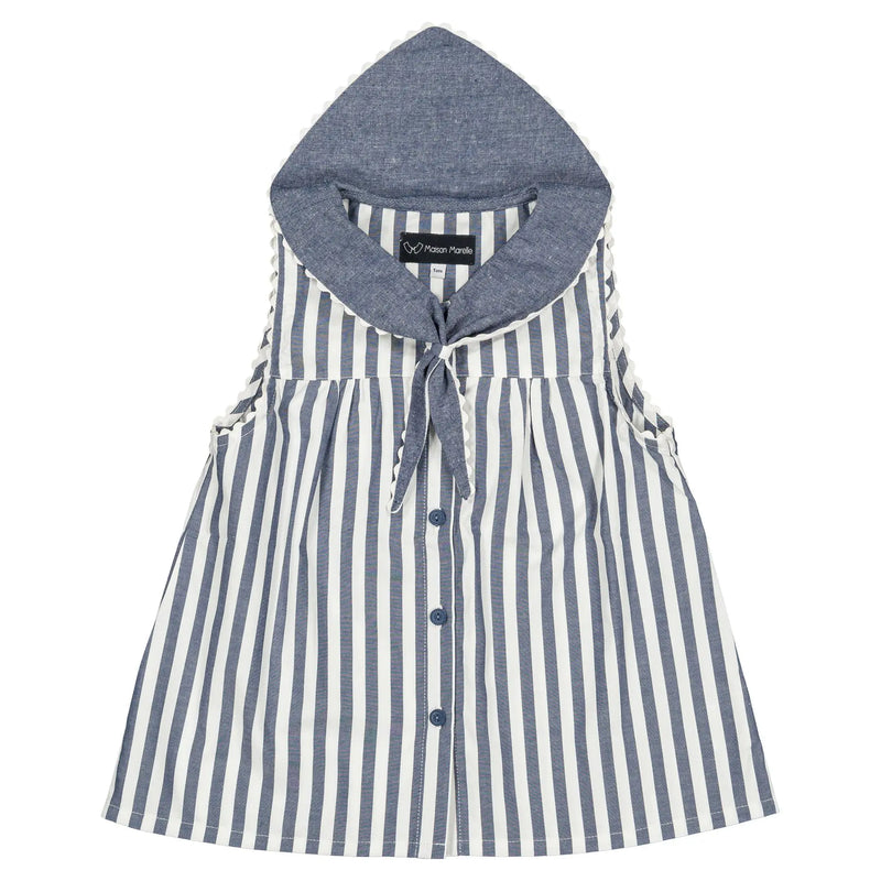 Blouse Trudaine - Rayé Bleu Foncé