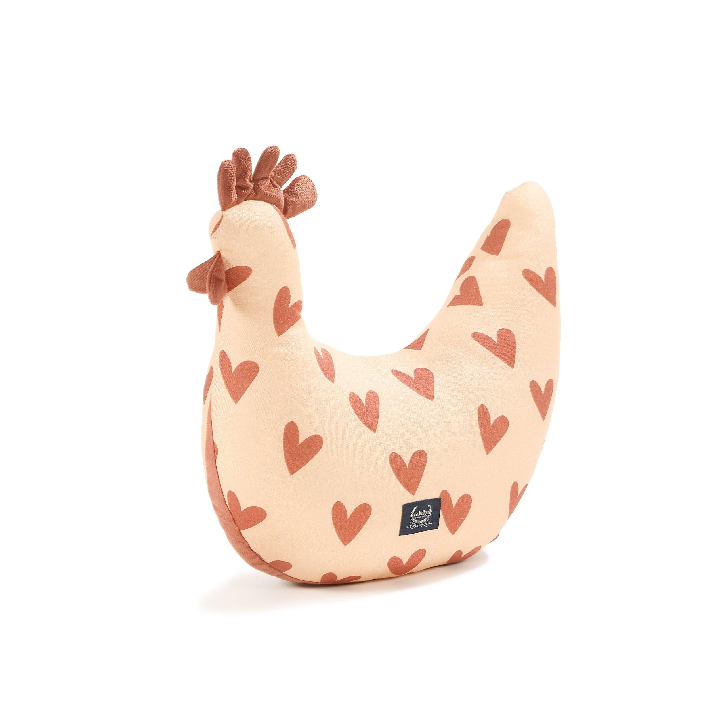 Coussin Poule de Grand-mère Dany Bamboo - Heartbeat Rose