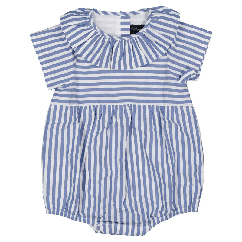 Barboteuse Dupleix - Rayures Bleues