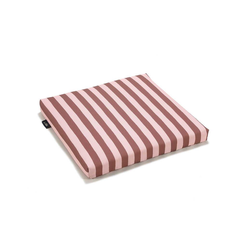 Coussin D’assise pour Jardin - Rayures Rose