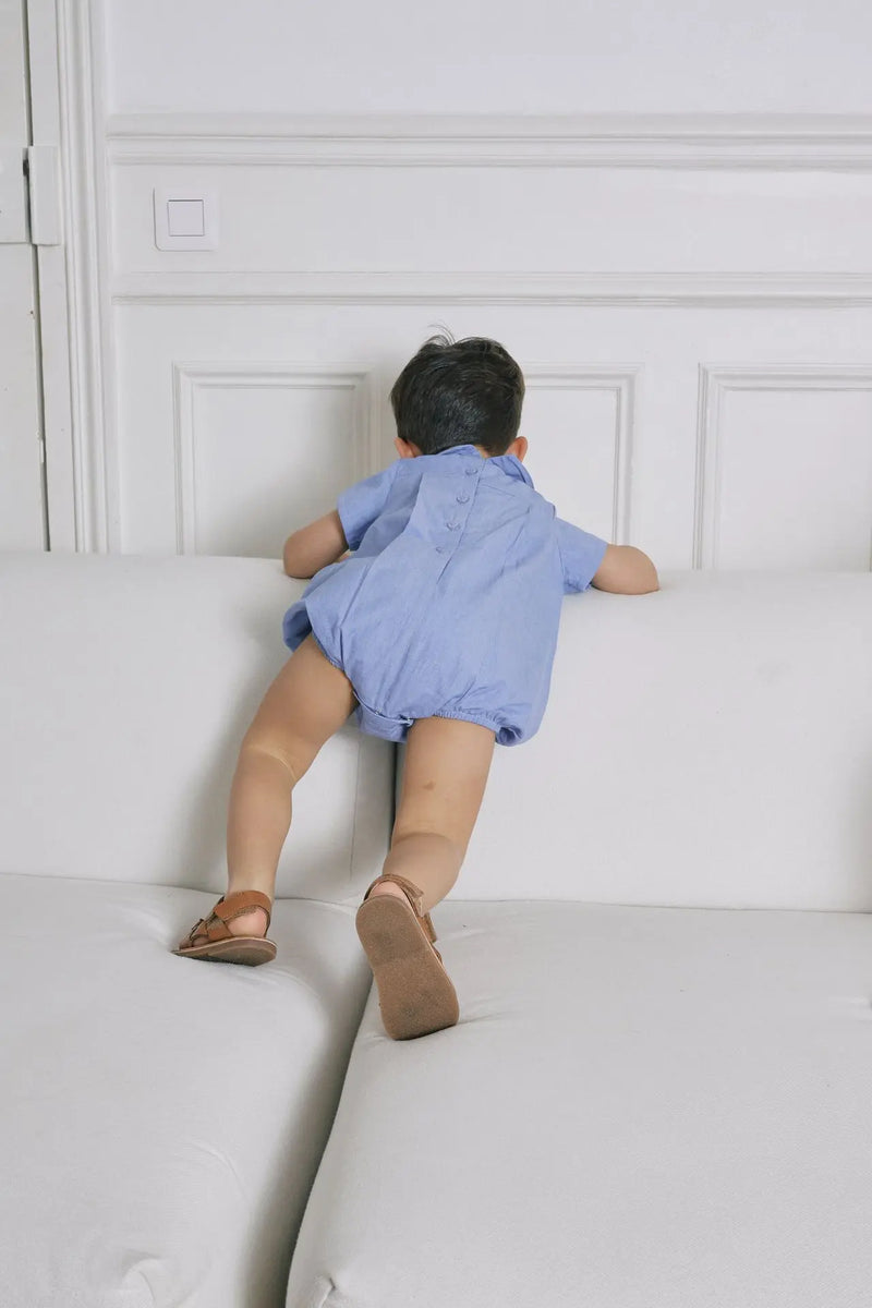 Barboteuse Batignolles - Bleue