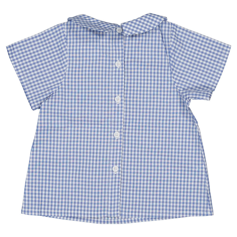 Blouse Courcelles - Vichy Bleu
