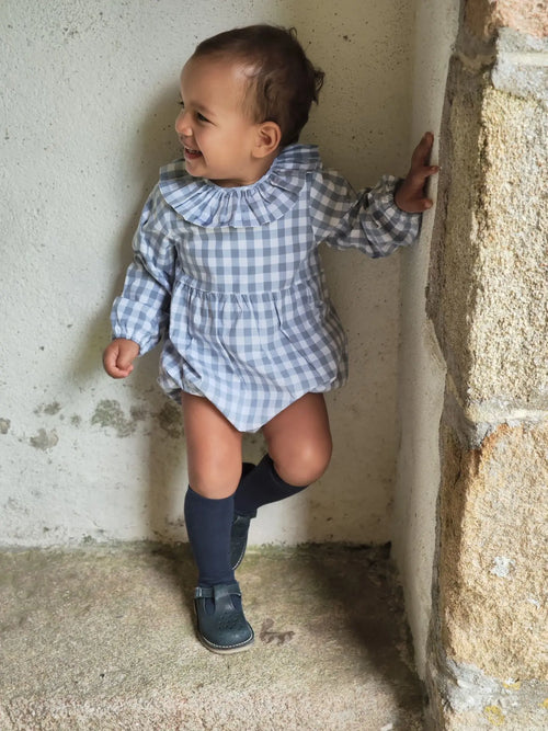 Barboteuse Dupleix - Gris - Bleu