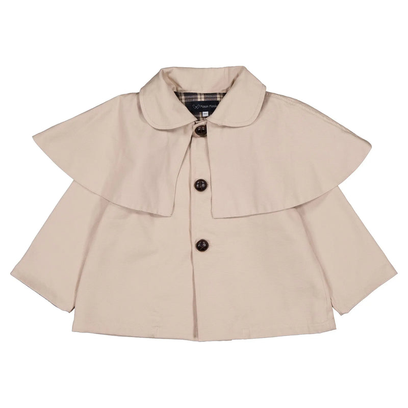 Veste Sherlock - Beige Cape Amovible