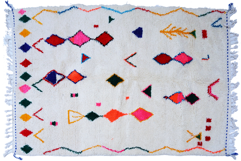 Tapis Berbère Coloré - 249 x 161cm