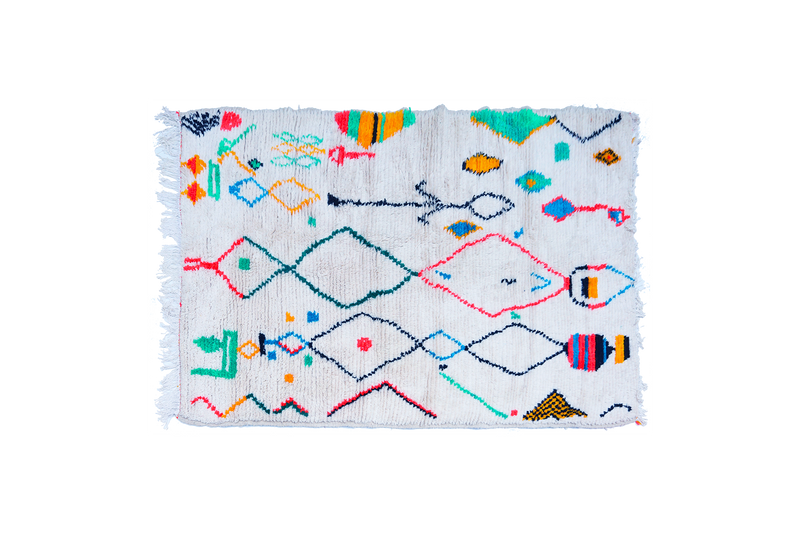 Tapis Berbère Coloré - 253 x 155cm