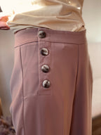 Isaure Trousers Buttons Beige