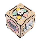 Duo Busy Board Maisonnette Natura & Cube Interactif