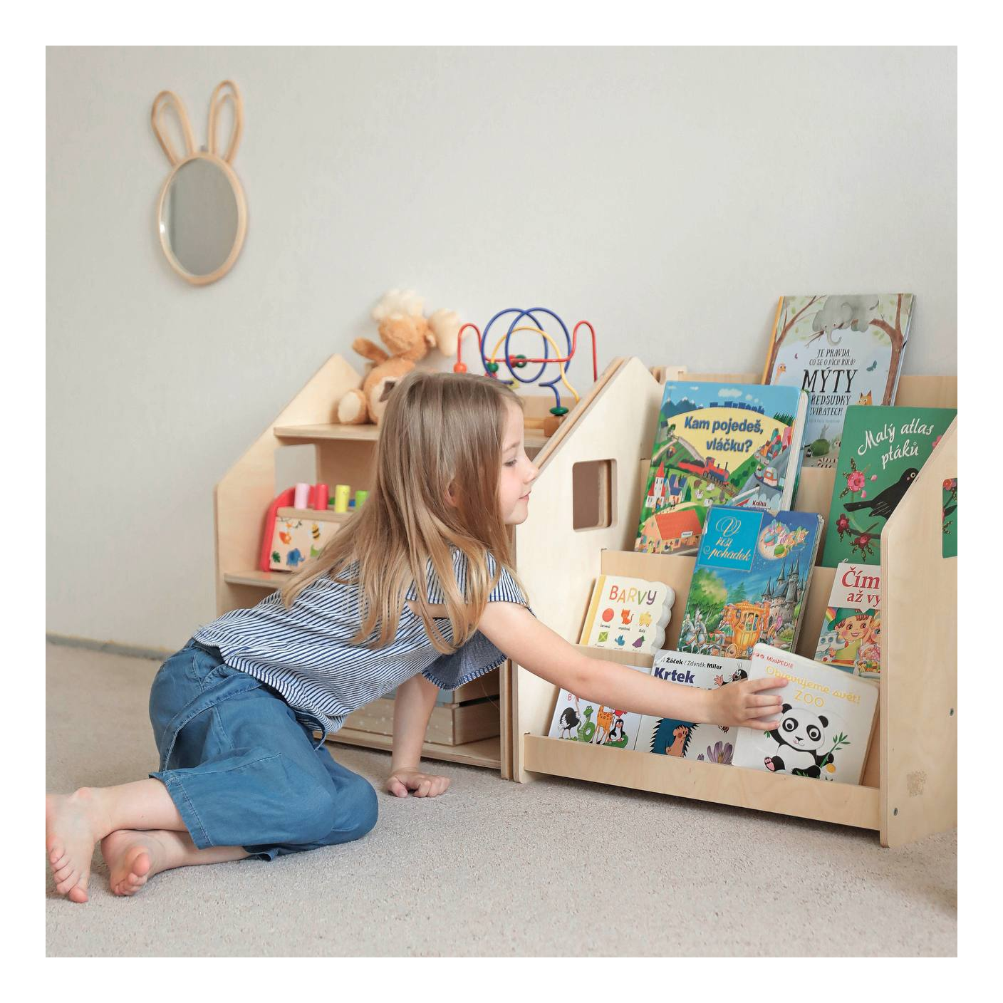 Bibliothèque & Étagère À Jouets Duo – Édition Limitée